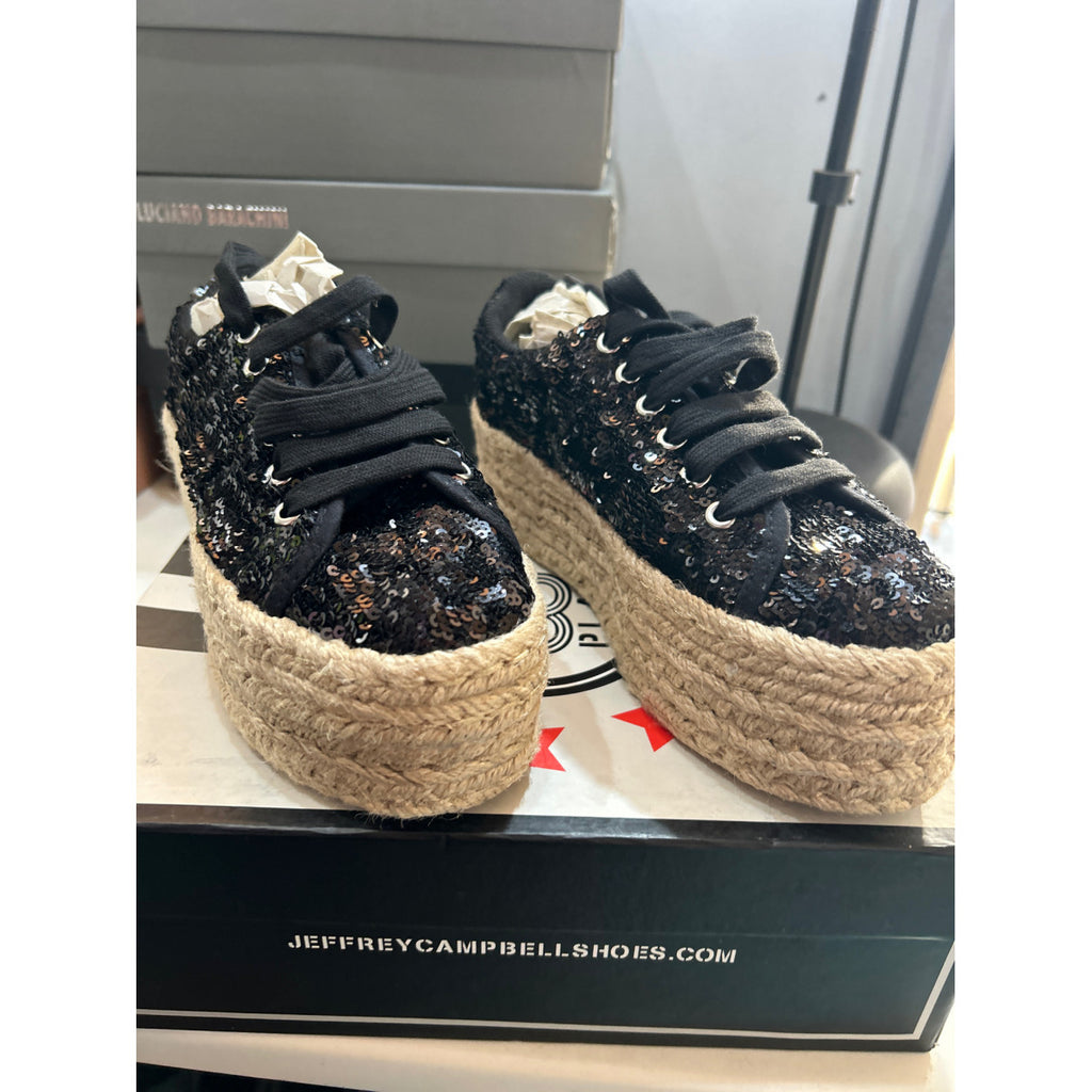 Comprare Scarpe stringate Con paillette Jeffrey Campbell